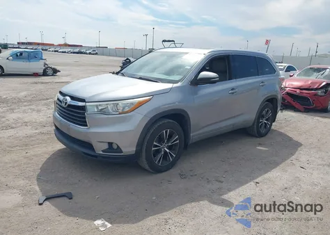 2016 Toyota Highlander Xle V6 z USA, uszkodzony, nr VIN 5TDKKRFH1GS505251